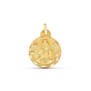 Medalla virgen del carmen oro 18k