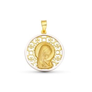 Medalla Oro virgen niña