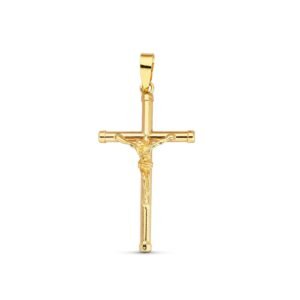 Cruz Oro amarillo 18k con cristo
