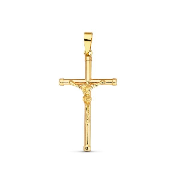 Cruz Oro amarillo 18k con cristo