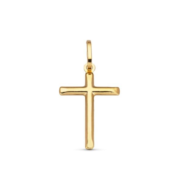 Cruz Oro 18k lisa