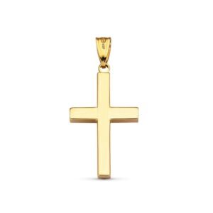 Cruz lisa Oro 18K