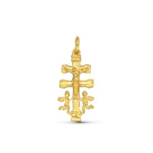 Cruz caravaca oro 18 kilates n2