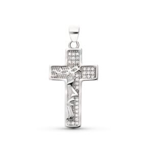 Colgante plata cruz