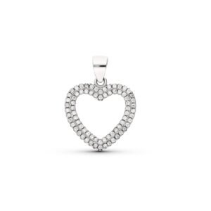 Colgante plata corazón