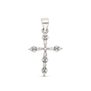 Colgante plata cruz