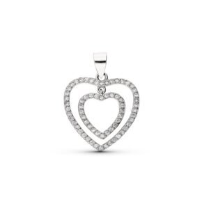 Colgante plata corazón