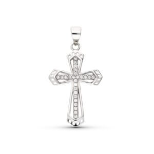 Colgante plata cruz