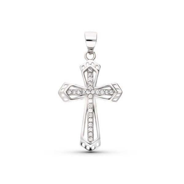 Colgante plata cruz