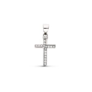 Colgante plata cruz