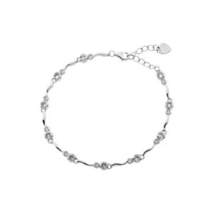 Pulsera Plata Circonitas Estrella