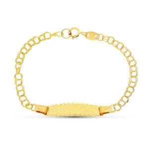 Esclava oro bebe 18kts 12cm maciza