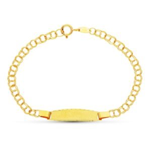 Esclava oro bebe 18kts 14cm maciza