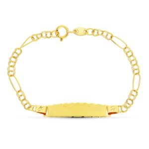 Esclava oro bebe 18k 14cm maciza