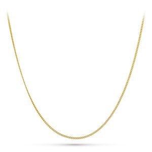 CADENA BARBADA ORO 18K 40CM