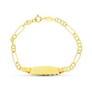 Esclava oro bebe 18k 13cm maciza