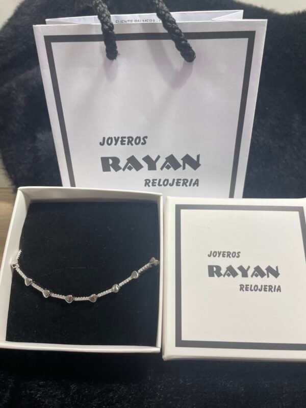 Pulsera Plata Rodio Circonitas - Imagen 5