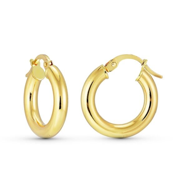 AROS LISOS ORO REDONDOS 18K