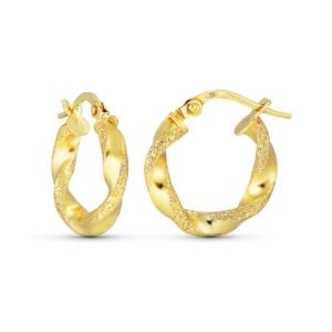 AROS TALLADOS 16MM ORO 18K