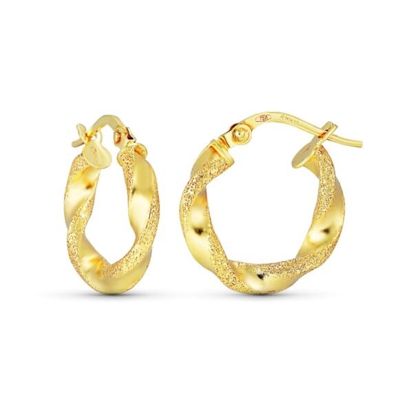 AROS TALLADOS 16MM ORO 18K