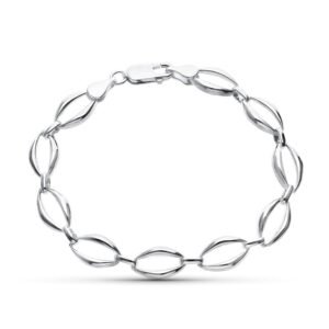 PULSERA PLATA ESLABONES