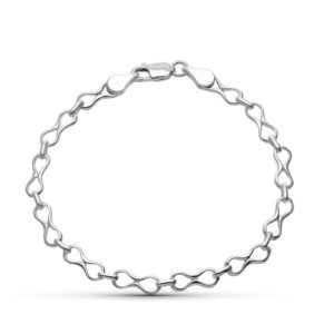 PULSERA PLATA ESLABONES
