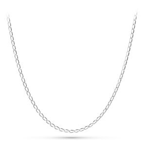 CADENA PLATA BILBAO 45CM