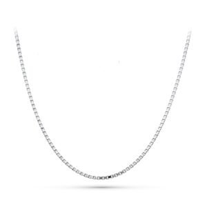 CADENA PLATA VENECIANA 45CM
