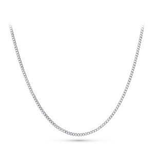 CADENA PLATA GRUM 60CM