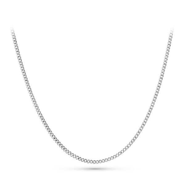 CADENA PLATA GRUM 45CM