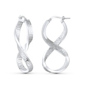 AROS PLATA GRECA CON NUDO
