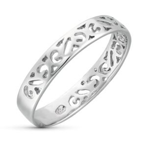 SORTIJA PLATA CALADA