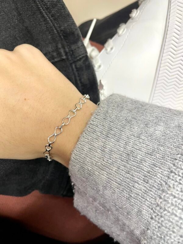 PULSERA PLATA ESLABONES - Imagen 4