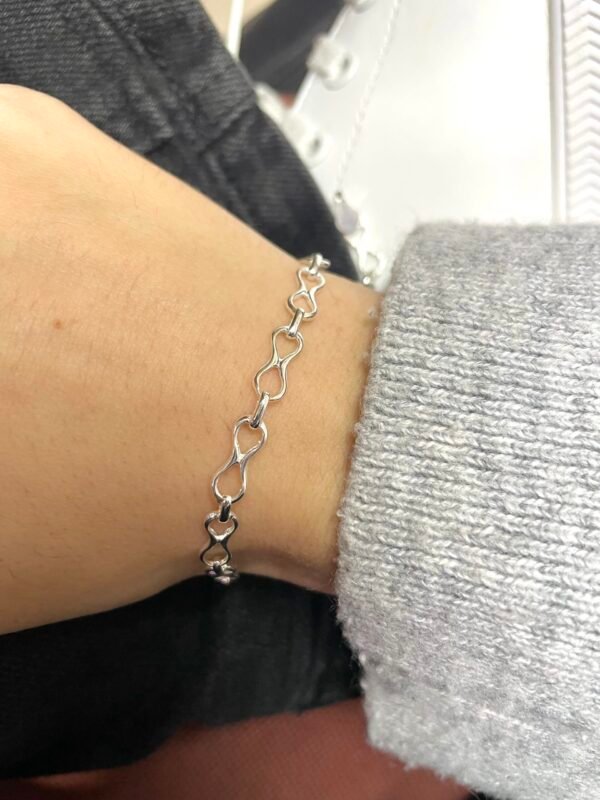 PULSERA PLATA ESLABONES - Imagen 3