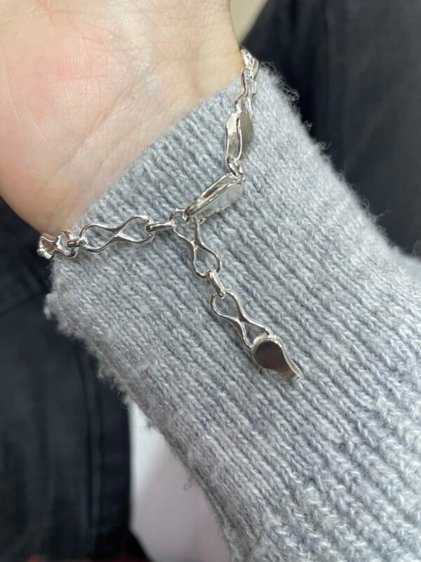 PULSERA PLATA ESLABONES - Imagen 5