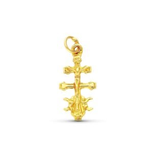CRUZ CARAVACA PEQUEÑA ORO 18K