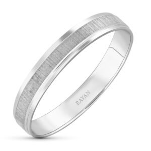 ALIANZA ORO BLANCO 18K LUNA