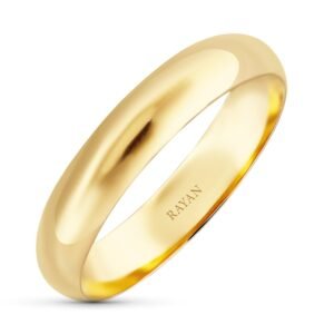 ALIANZA ORO AMARILLO 18K LISA 4MM