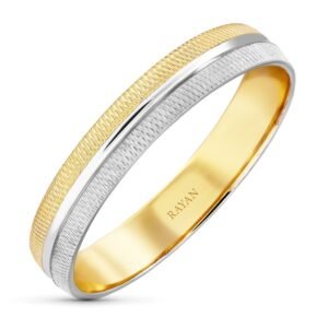 ALIANZA ORO BICOLOR 18K LINDA