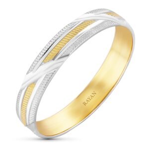 ALIANZA ORO BICOLOR 18K SOL