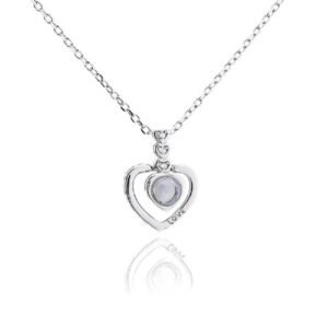 Gargantilla Plata Piedra Amor