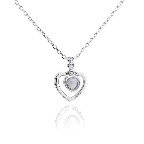 Gargantilla Plata Piedra Amor