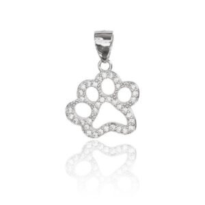 Colgante Plata Huella
