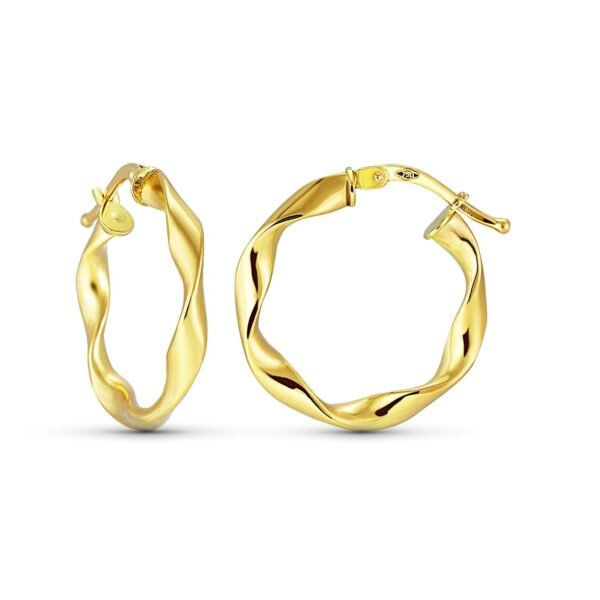 AROS ORO 18K TRENZADOS