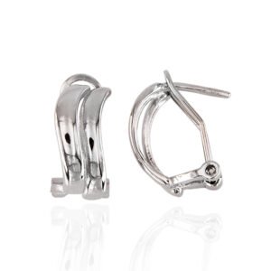 PENDIENTES PLATA PALILLO OMEGA