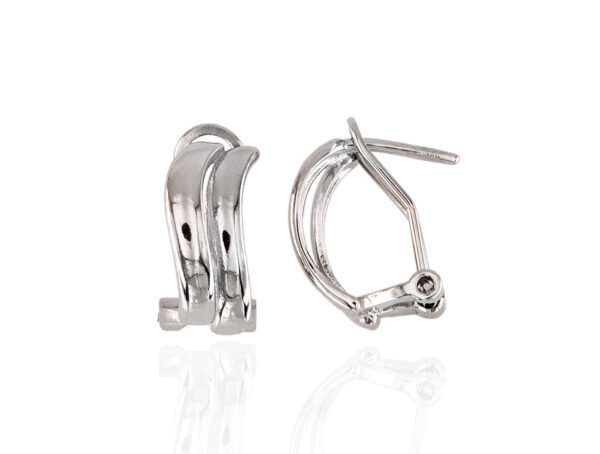 PENDIENTES PLATA PALILLO OMEGA