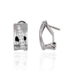 PENDIENTES PLATA PALILLO OMEGA