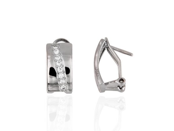PENDIENTES PLATA PALILLO OMEGA