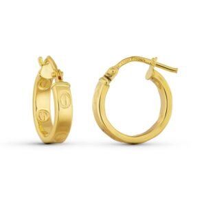 AROS TALLADOS ORO 18K