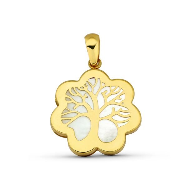 COLGANTE ARBOL DE LA VIDA PEQUEÑO ORO 18K